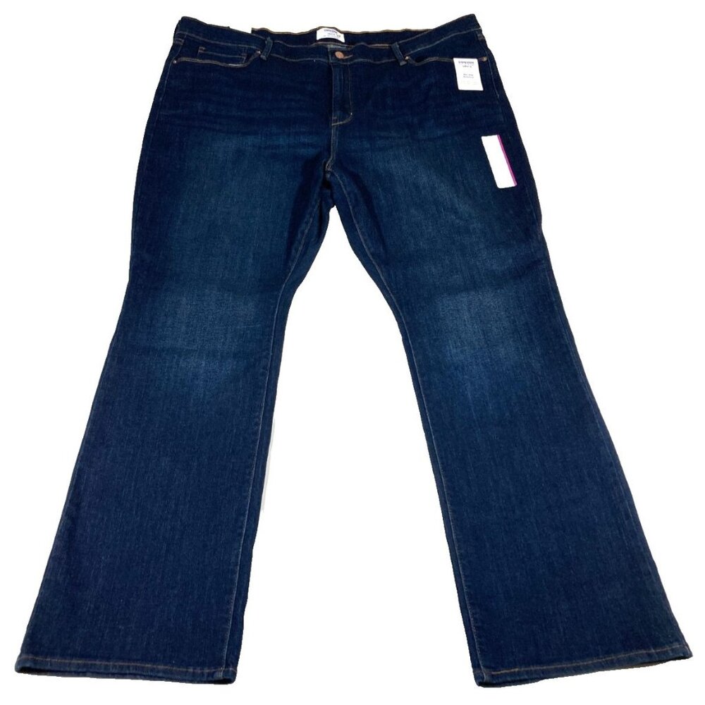 Denizen From Levi's Womens Mid-Rise Bootcut Jeans Size 24W L32 Dark Blue NWT